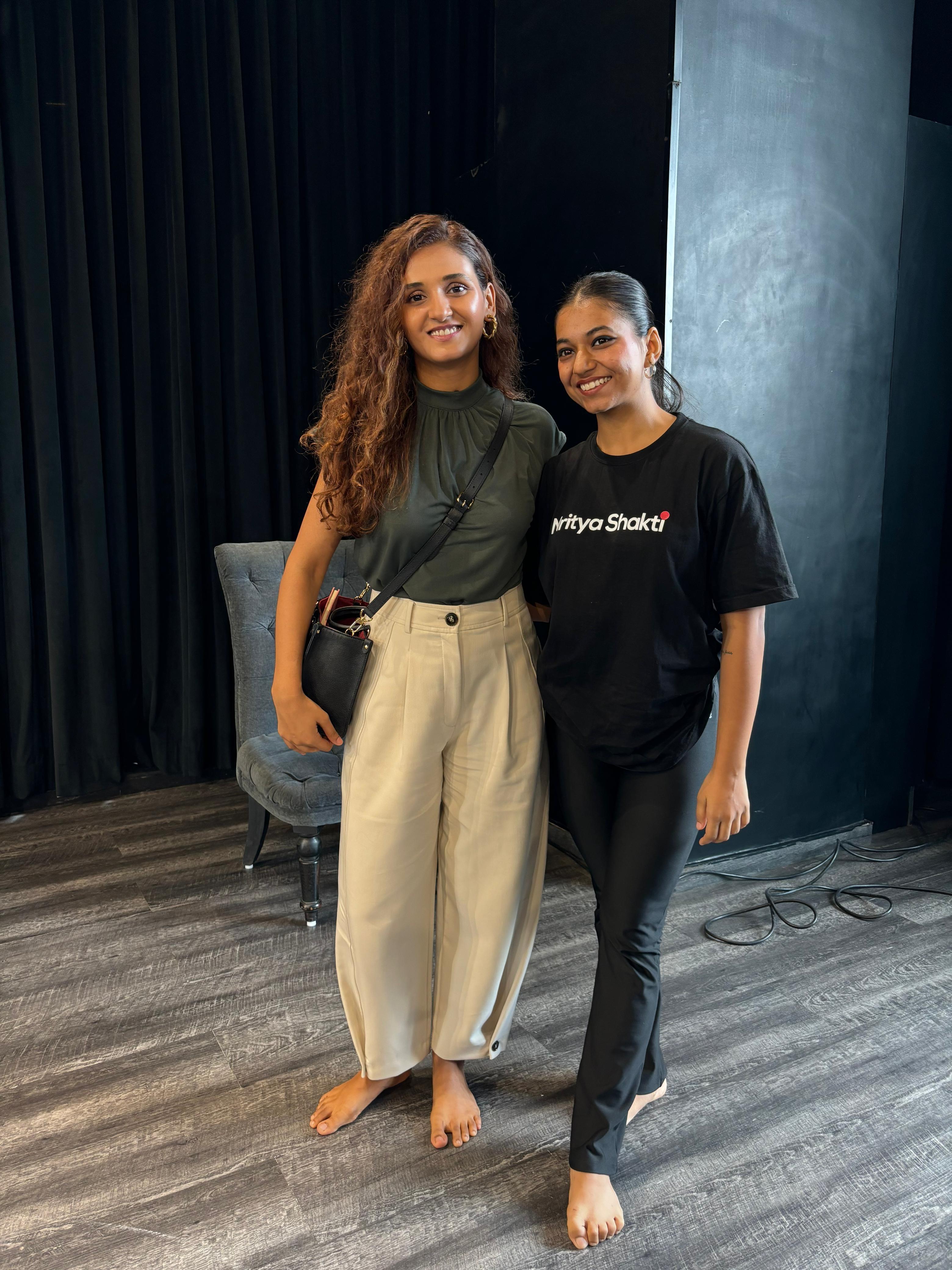 Divya with Shakti Mohan